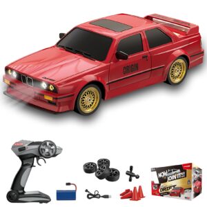 retro drift rc racer – bmw m30 (1:16 scale, neon edition)