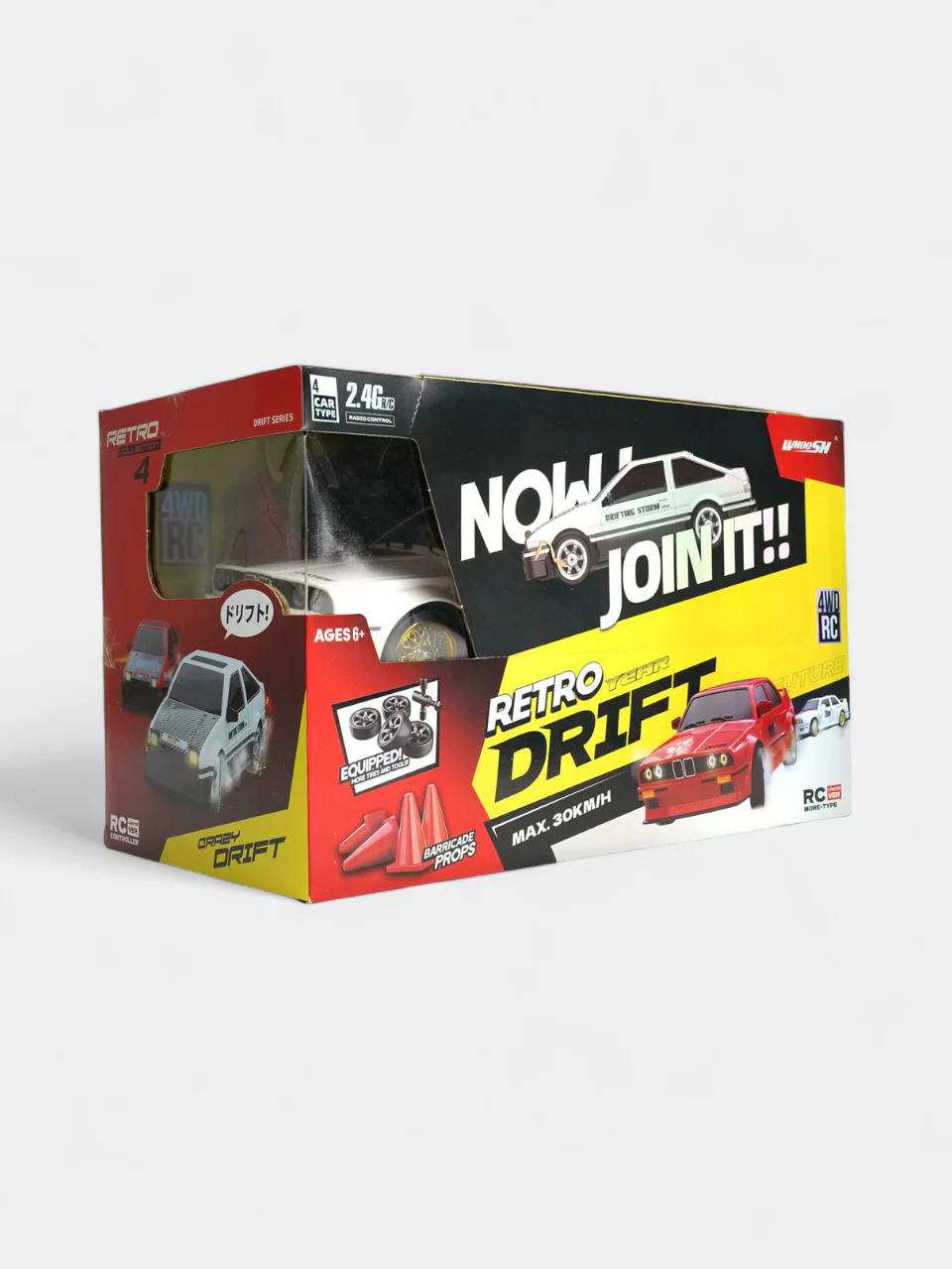 retro drift rc racer – bmw m30 (1:16 scale, neon edition) retro drift rc racer – bmw m30 (1:16 scale, neon edition)