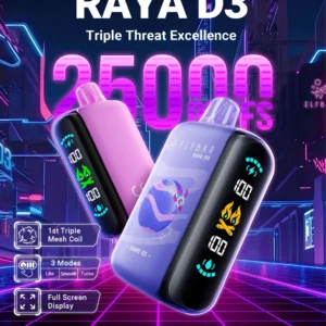 raya d3 – 25,000 puff disposable vape