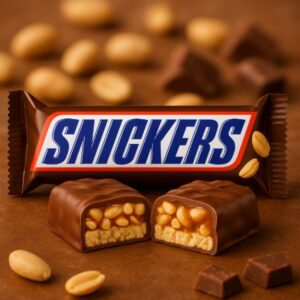 snickers chocolate bar – milk chocolate with caramel, peanuts & nougat