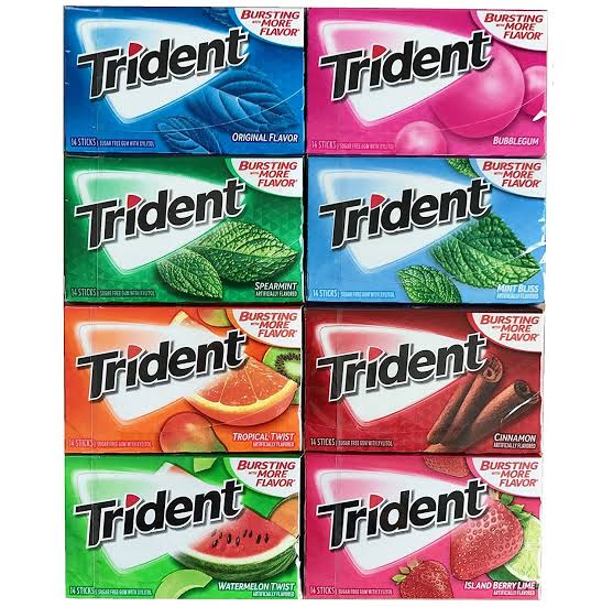 trident imported sugar free gum trident imported sugar free gum